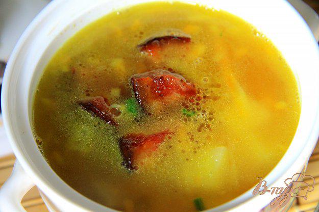 фото рецепта: Суп гороховый со шкварками