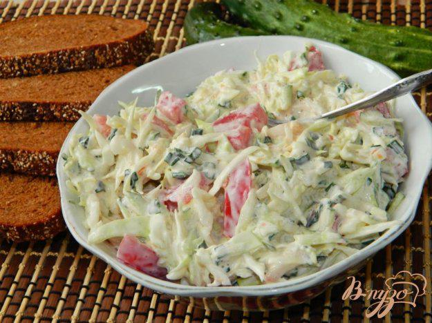 фото рецепта: Овощной салат с капустой
