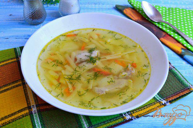 фото рецепта: Легкий куриный суп с лапшой