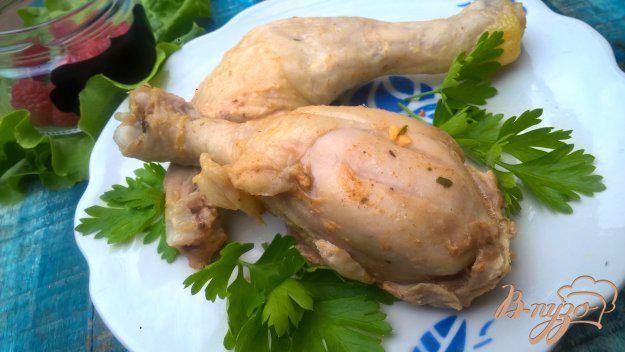 фото рецепта: Курица в кефире с горчицей