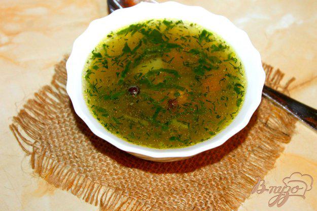 фото рецепта: Суп со шпинатом и мясными фрикадельками