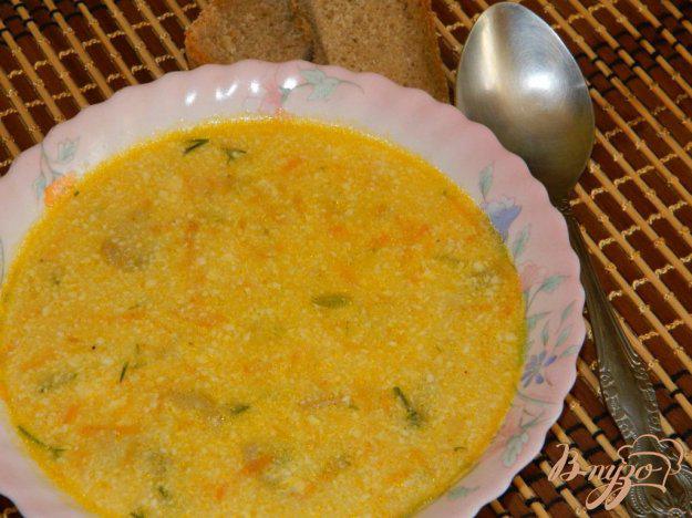 фото рецепта: Грибной суп с сыром
