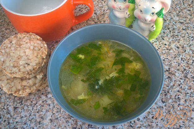 фото рецепта: Суп с ризони и шпинатом