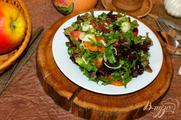фото рецепта: Витаминный зеленый салат