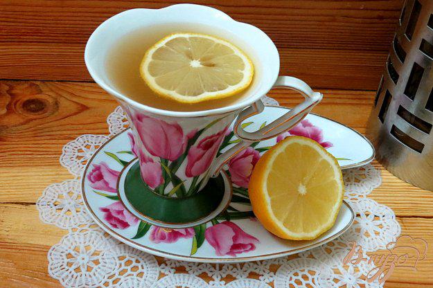 фото рецепта: Чай с имбирём, яблоком, лимоном
