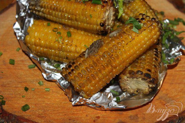 фото рецепта: Кукуруза на мангале с дымком