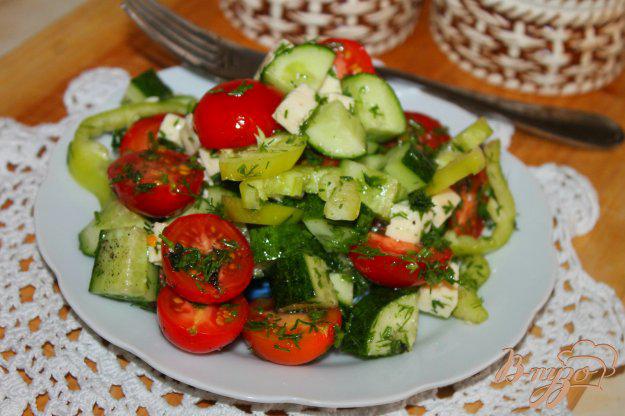 фото рецепта: Дачный салат с брынзой