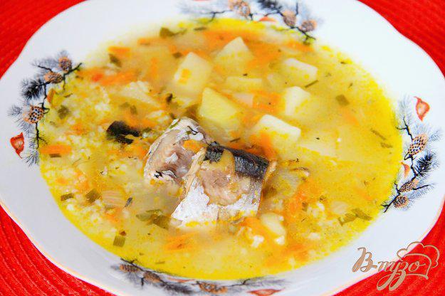 фото рецепта: Суп с рыбной консервой и рисом в мультиварке