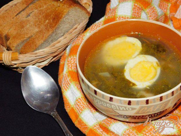 фото рецепта: Суп с щевелем и фрикадельками
