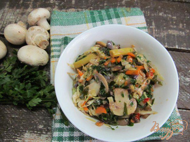 фото рецепта: Жареные овощи с хрустящей капустой