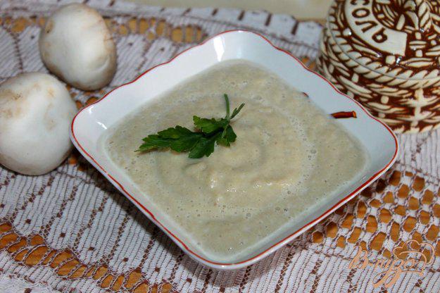 фото рецепта: Тыквенно - грибной крем суп