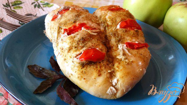 фото рецепта: Куриная грудка фаршированная томатами