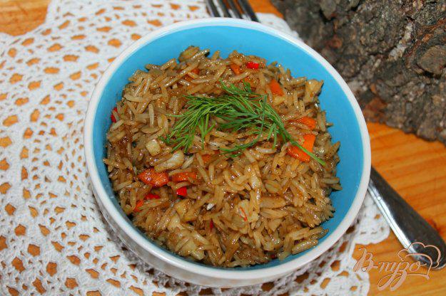 фото рецепта: Рис в китайском стиле с рыбой