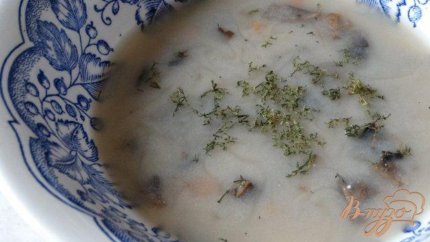 фото рецепта: Грибной суп с плавленным сыром