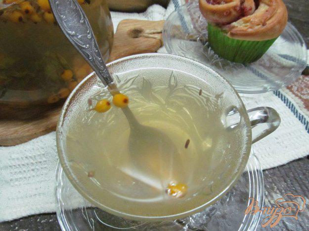 фото рецепта: Чай с облепихой мятой и лавандой