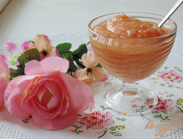 фото рецепта: Десерт из яблок, груш и айвового варенья