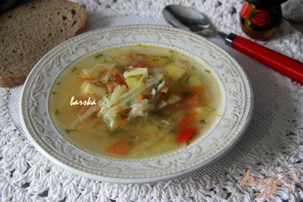 фото рецепта: Легкий куриный суп с овощами и кабачками