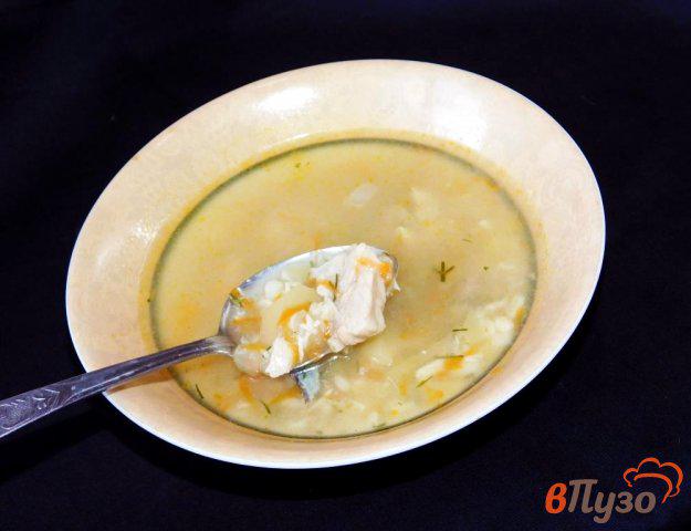 фото рецепта: Суп с консервированным тунцом и булгуром