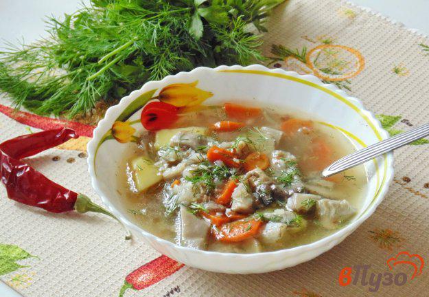 фото рецепта: Гречневый суп с вешенками