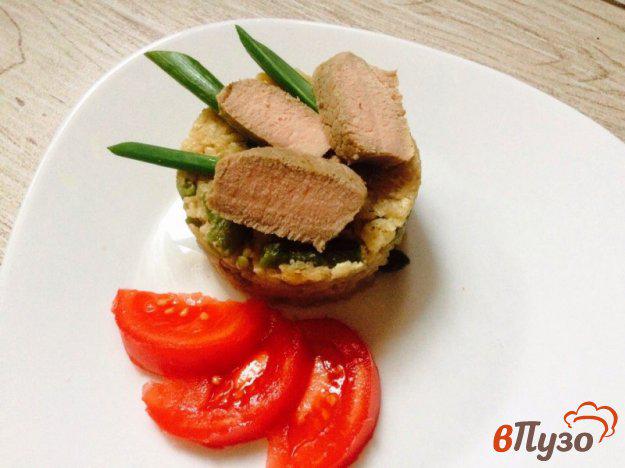 фото рецепта: Филе свинины с гарниром из риса