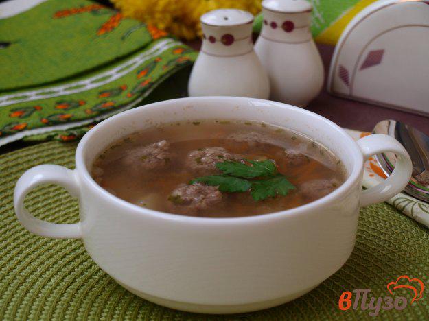 фото рецепта: Гречневый суп с фрикадельками