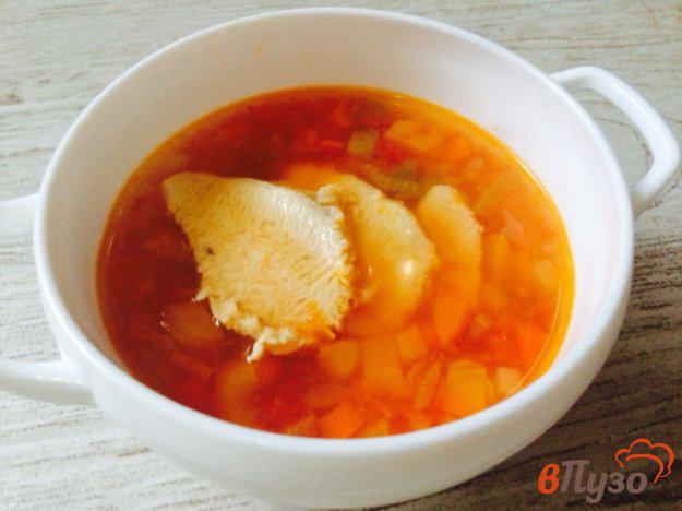 фото рецепта: Овощной суп из индейки