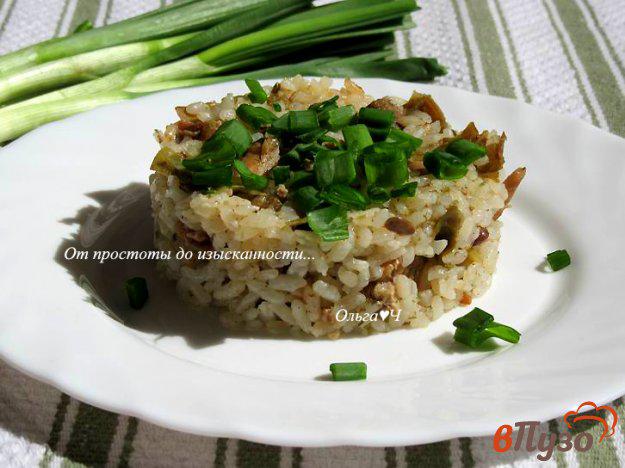 фото рецепта: Свинина с рисом, стручковой фасолью и укропом
