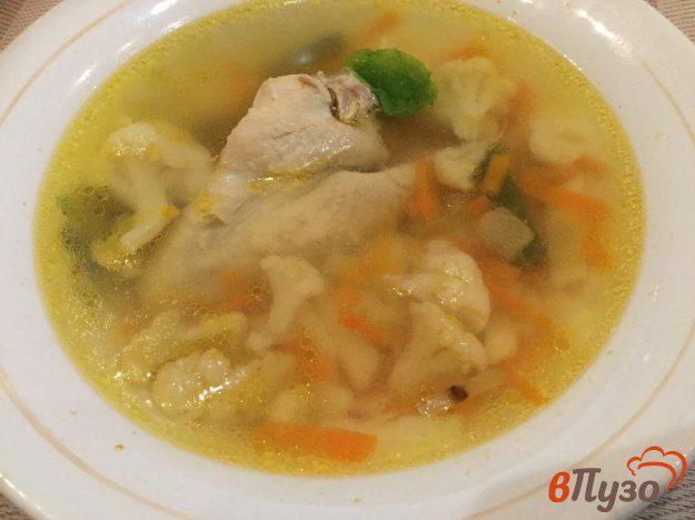 фото рецепта: Суп с куриными крылышками и овощами