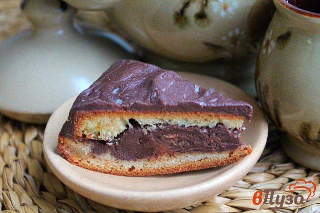 фото рецепта: Пирог с шоколадной прослойкой