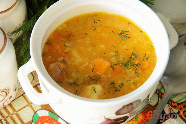 фото рецепта: Суп с тыквой и пшеном в мультиварке