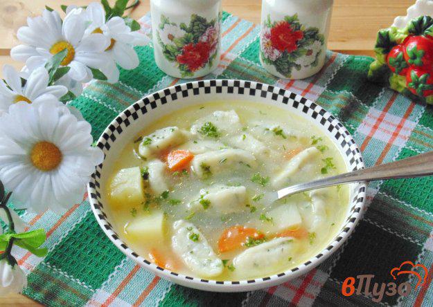 фото рецепта: Суп с творожными клецками
