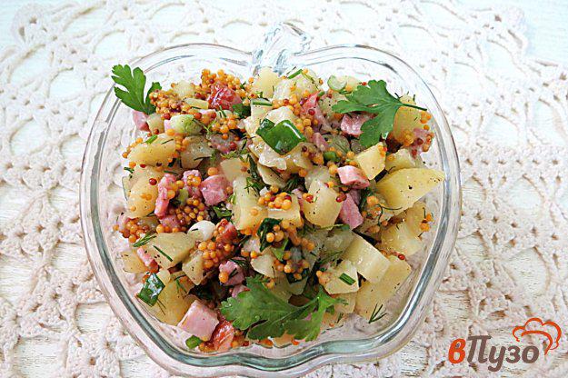 фото рецепта: Картофельный салат с горчичной заправкой