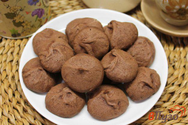 фото рецепта: Шоколадное печенье на взбитых белках