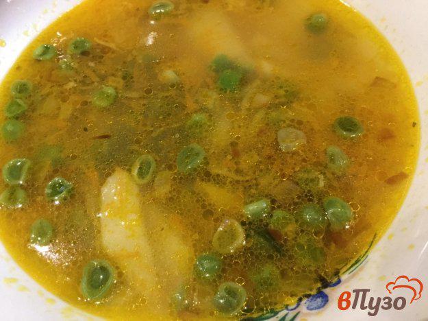 фото рецепта: Суп с зеленым горошком