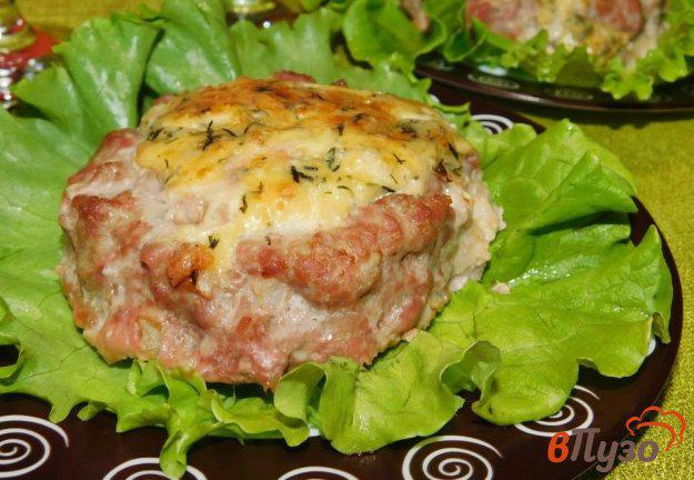фото рецепта: Мясные корзиночки с сырной начинкой