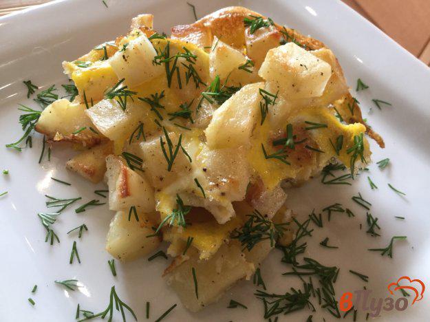 фото рецепта: Картофель, запеченный с чесноком и майонезом