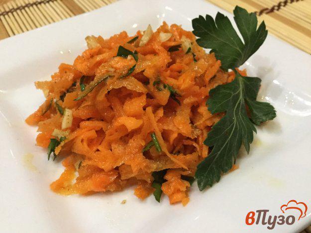 фото рецепта: Морковный салат с чесноком