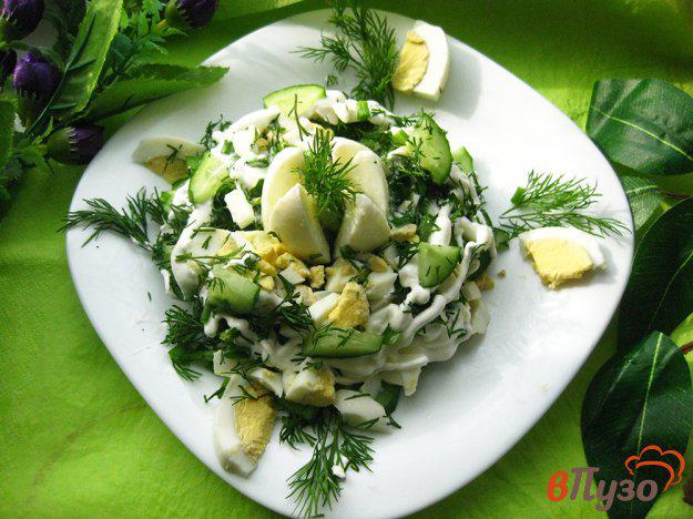 фото рецепта: Салат весенний с огурцами