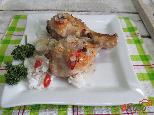 фото рецепта: Куриные ножки в луковом маринаде