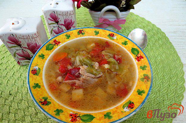 фото рецепта: Суп на свинине с овощами