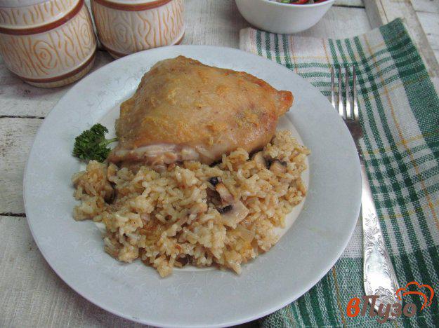 фото рецепта: Запеченные куриные бедра карри