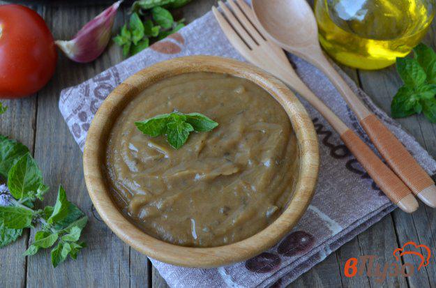 фото рецепта: Суп-пюре из баклажанов и помидоров