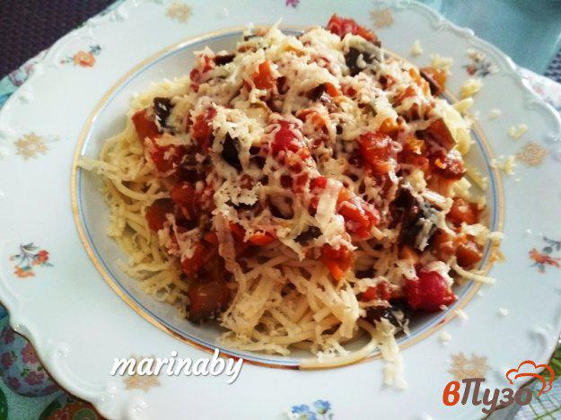 фото рецепта: Спагетти с овощым соусом