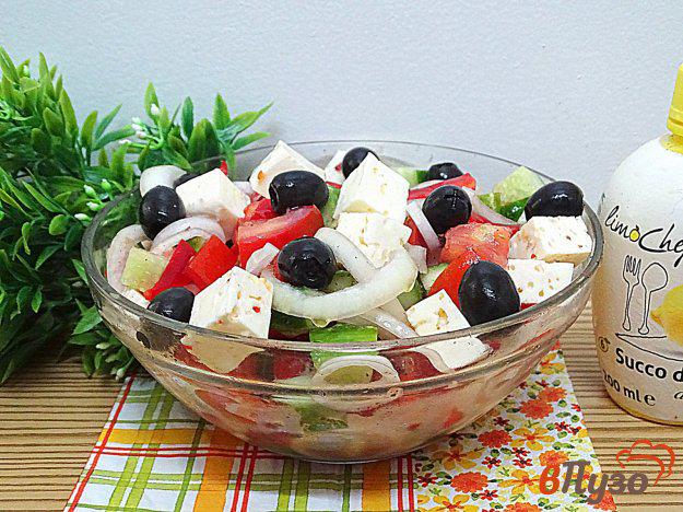 фото рецепта: Греческий салат с брынзой