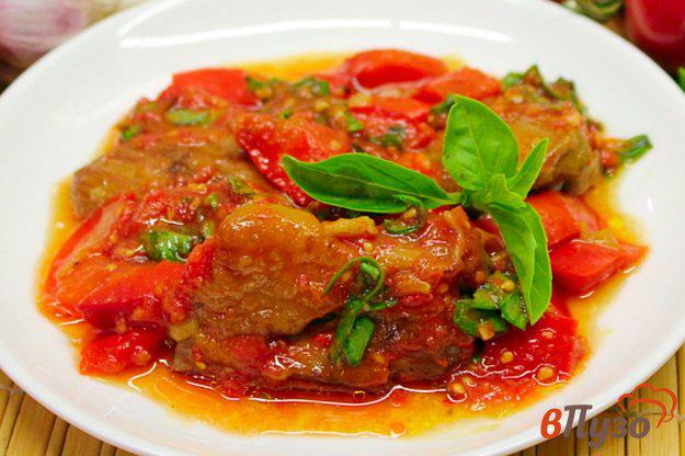 фото рецепта: Курятина с перцем и томатным соусом