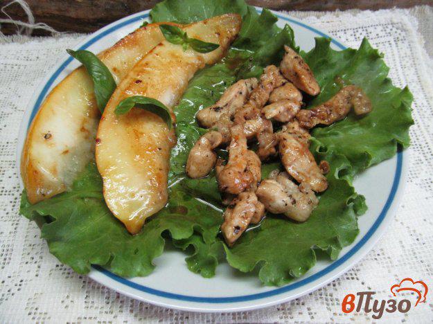 фото рецепта: Куриное филе с дыней в азиатском стиле