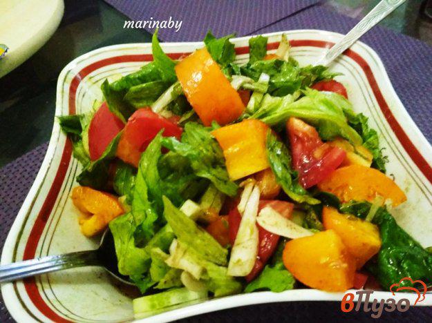 фото рецепта: Салат овощной с тыквенным маслом