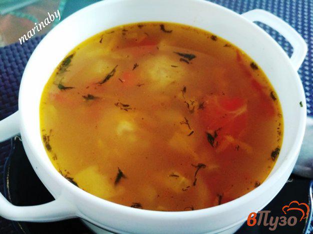 фото рецепта: Суп с фрикадельками и овощами