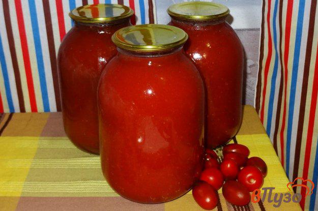 фото рецепта: Густой томатный сок на зиму