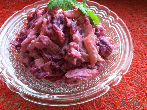 фото рецепта: Финский свекольный салат с картофелем